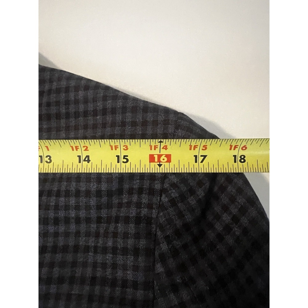 Paisley & Gray Slim Fit Blazer 36R Gray Check Butterfly Lining Sport Coat - Picture 9 of 11